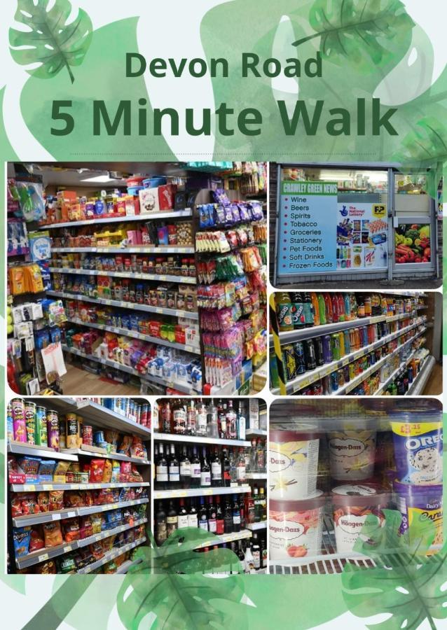 Appartamento 5Min Drive To Luton Airport, 2 Train Stations & Motorway - Free Parking - Late Check Out 11Am - Quiet & Peaceful Location With A Relaxing Garden - Only 25Min Drive To North London - Free Wifi Esterno foto